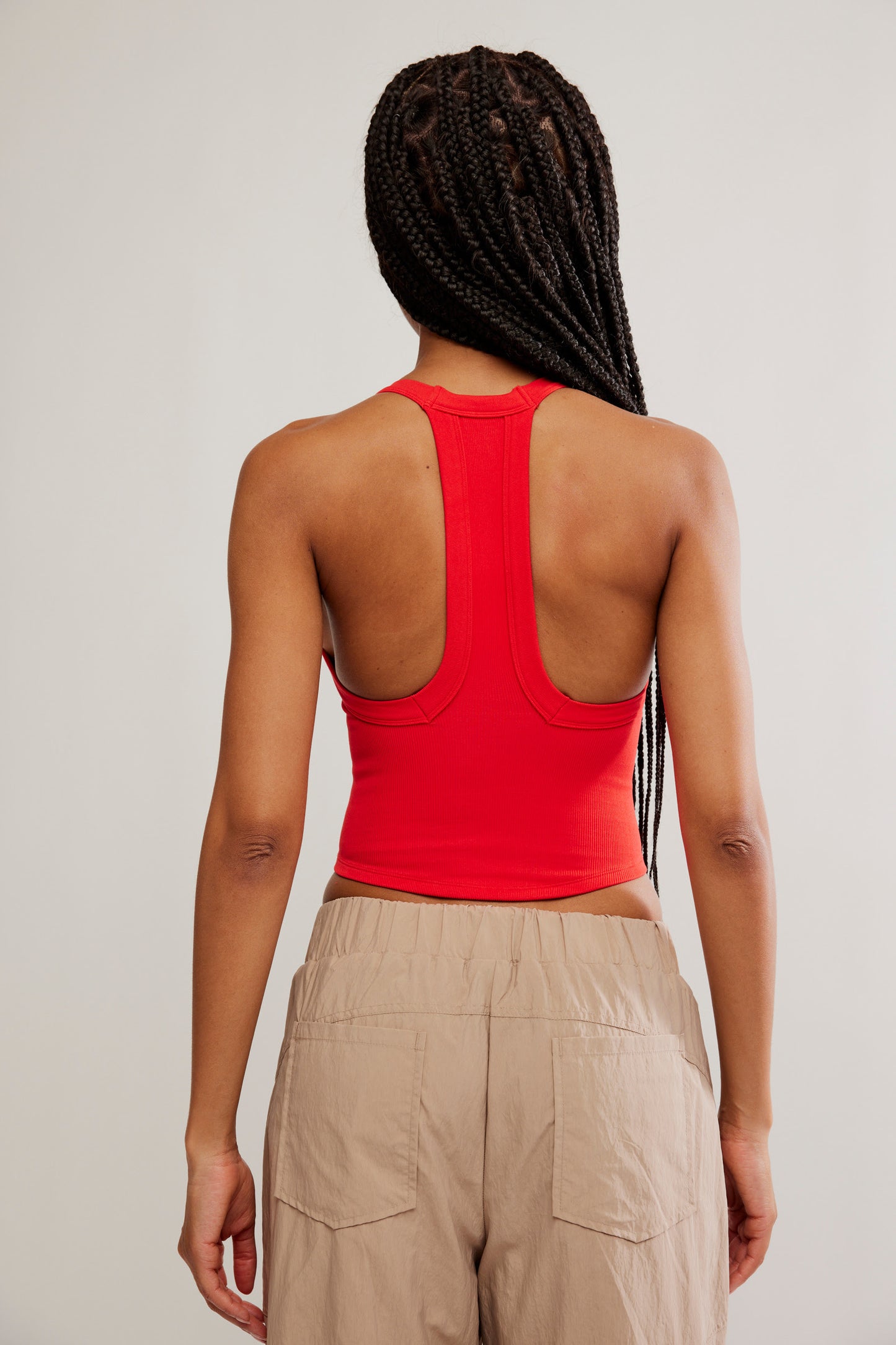 FP Movement All Clear V Neck Cami in Victory Red