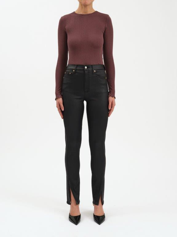 Daze Downtown High Rise Coated Jean