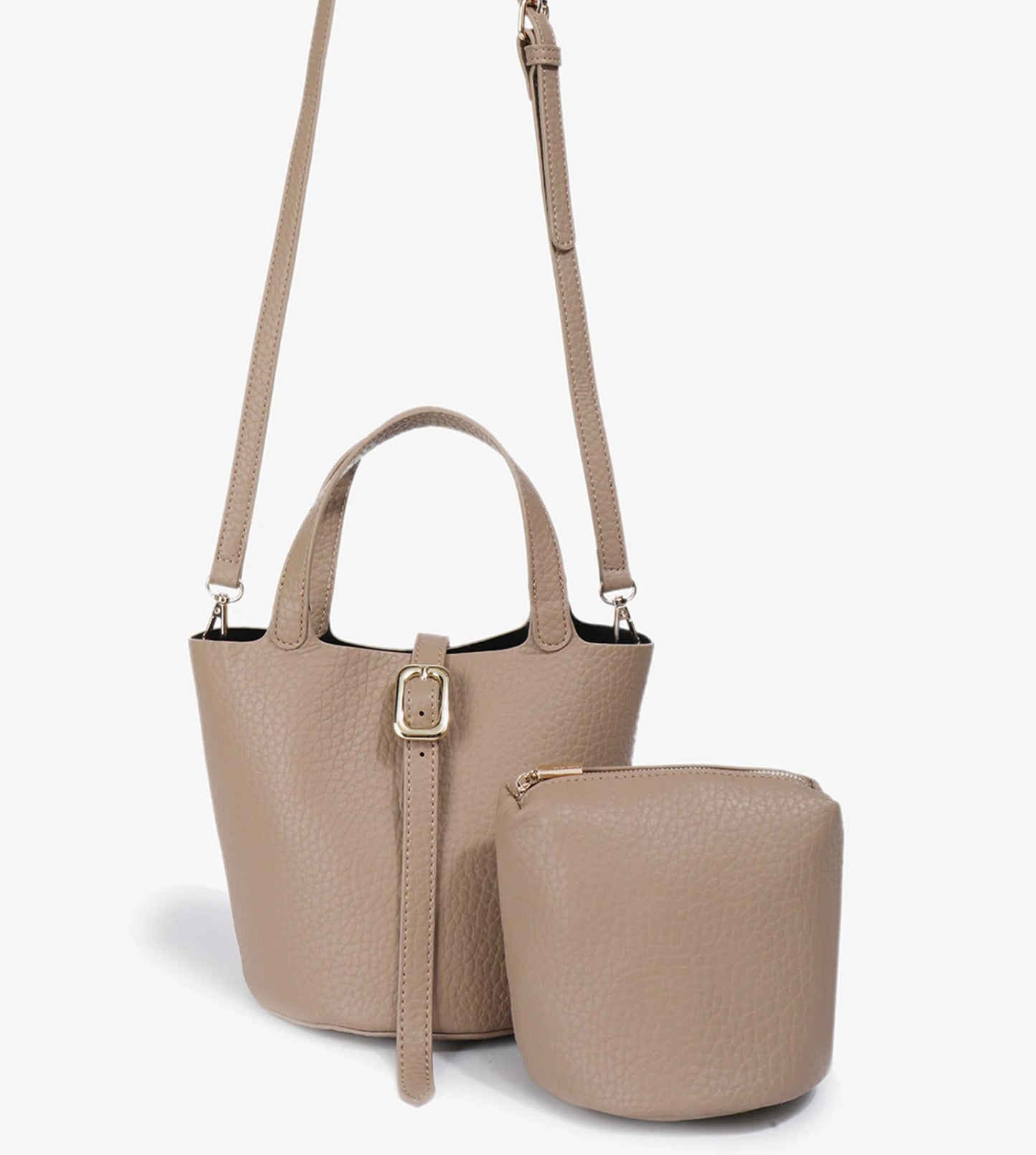 Remi & Reid Joya Mini Tote in Taupe