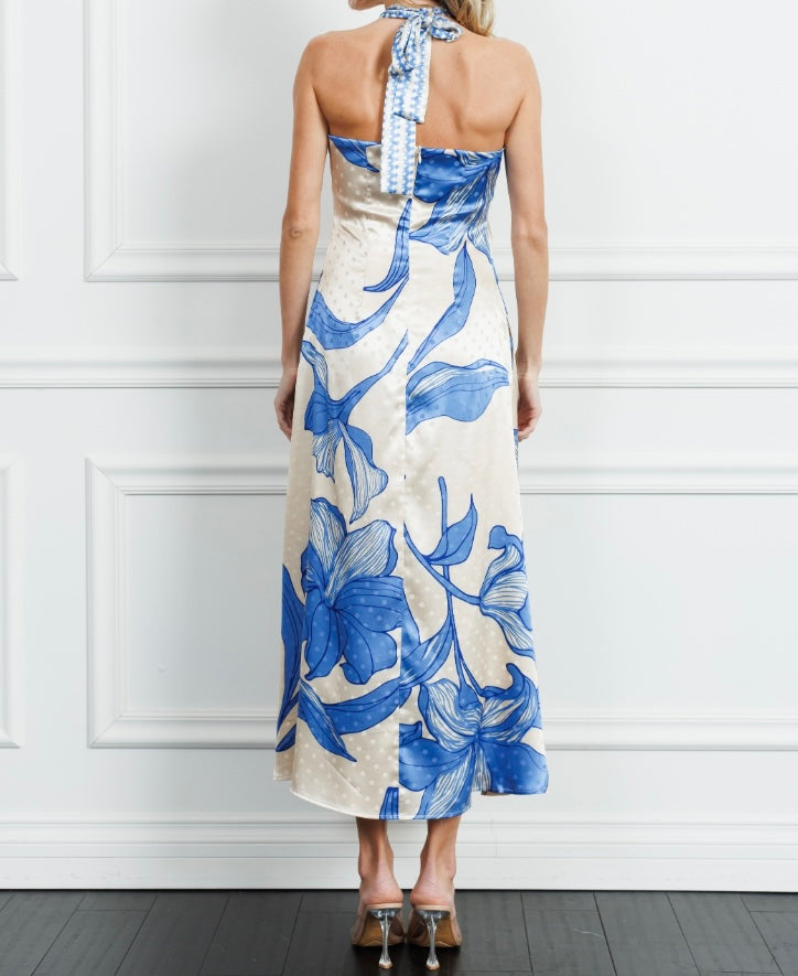 Ciebon Runie Floral Print Maxi Dress