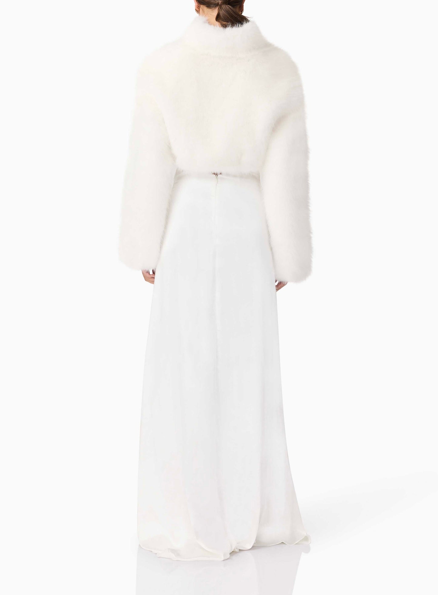 Elliatt Lucyna Cropped Jacket in White