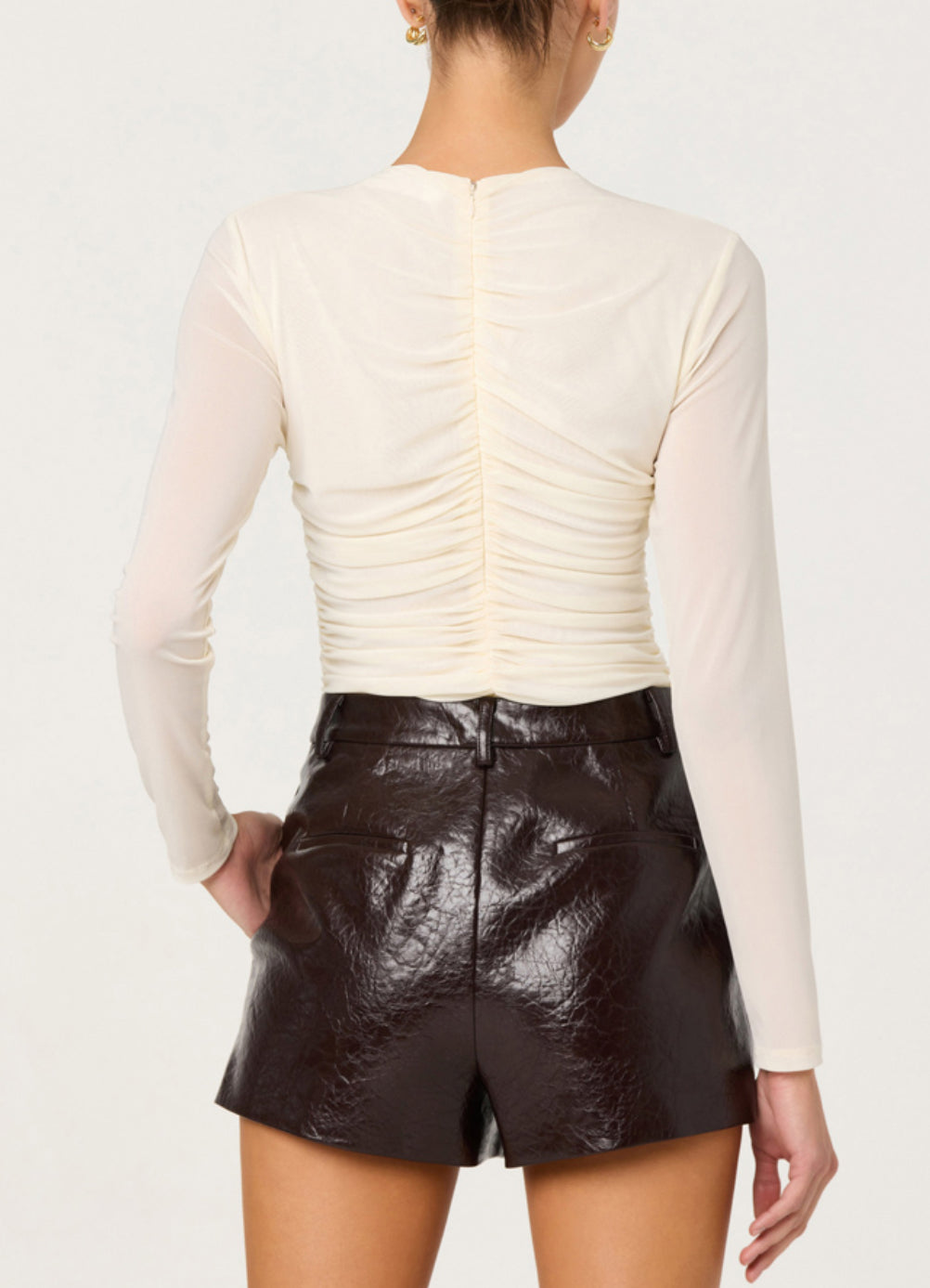 ASTR Yasmine Top in Off White