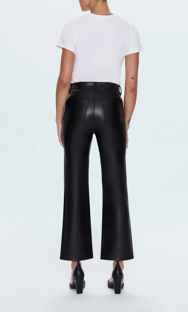 Pistola Ally High Rise Ankle Boot Pant in Onyx