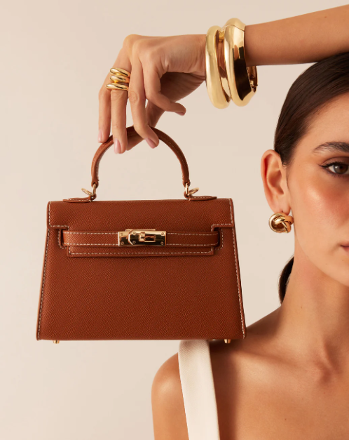 Billini Hariette Handle Bag in Tan