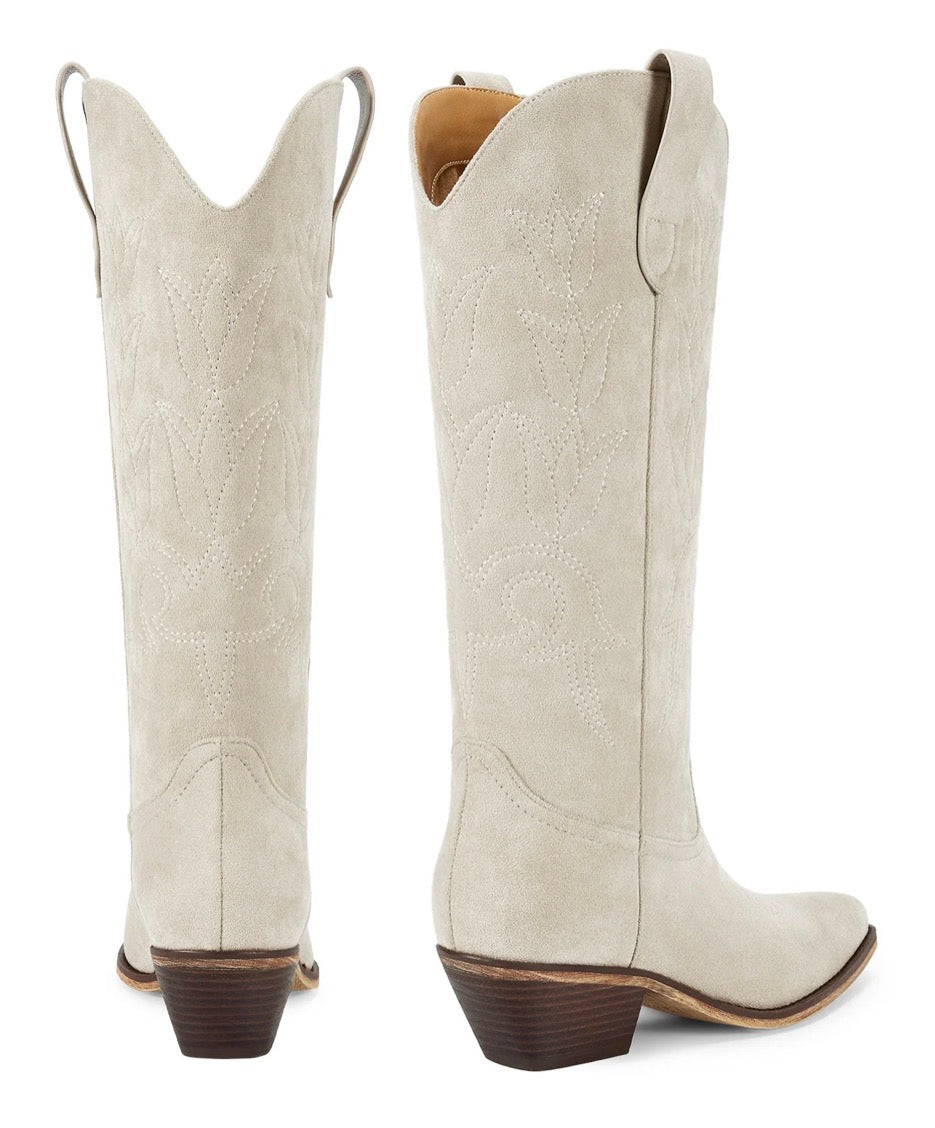 Marfa Emmylou Boot in Cream