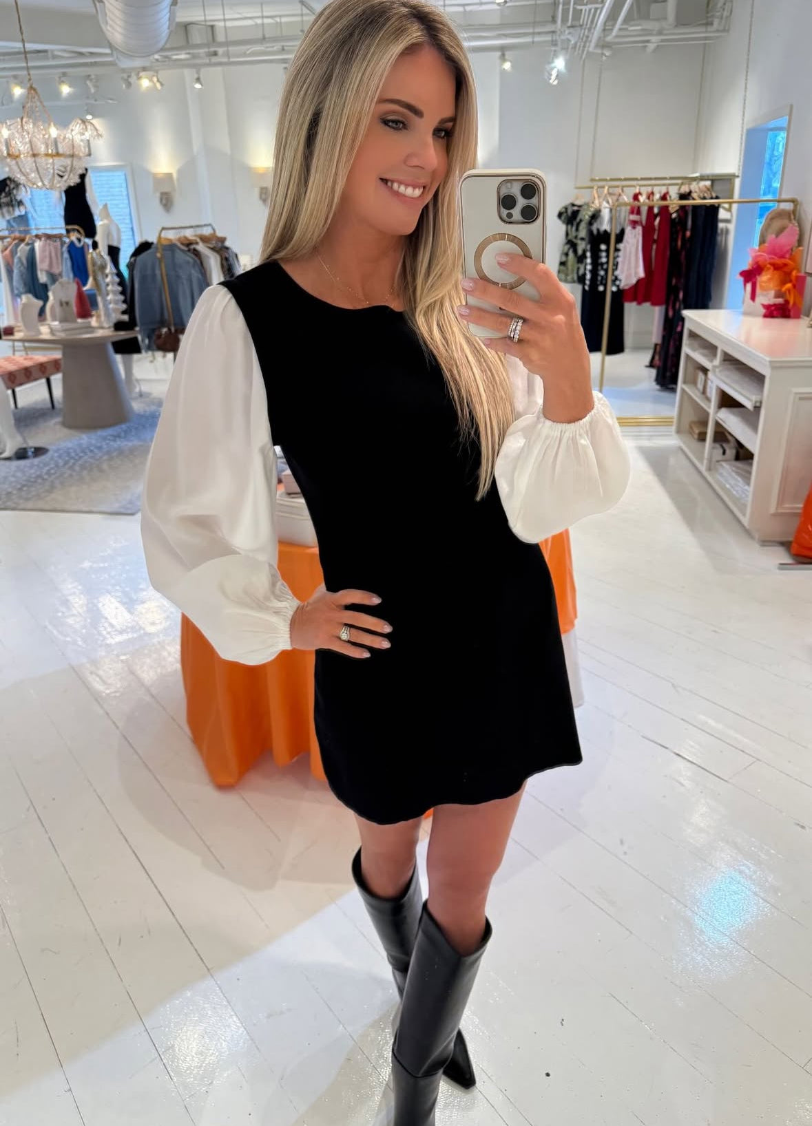 French Connection Maxime Knit Mini Dress
