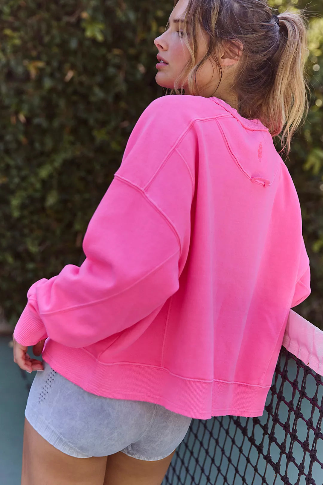 FP Movement Intercept Pullover in Hot Pink