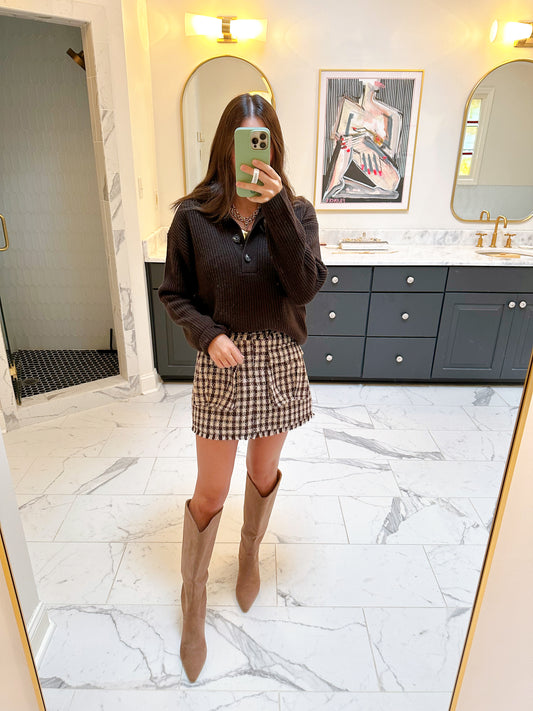 Gabrie Plaid Skirt