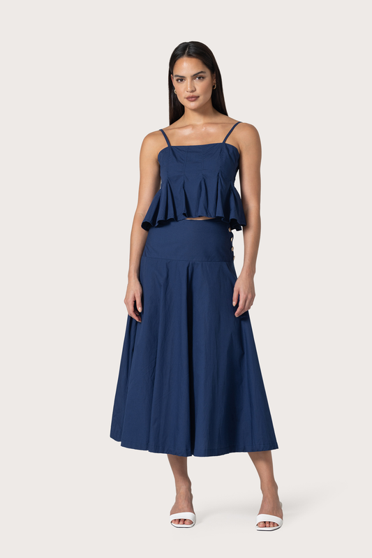 Lusana Kyla Skirt in Midnight