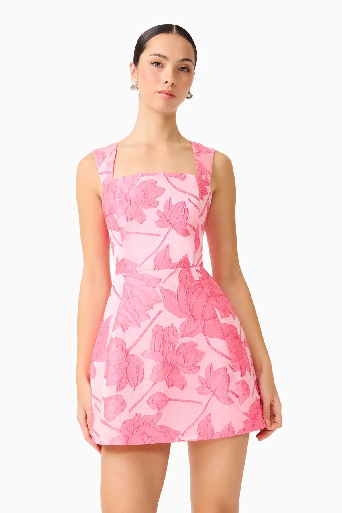 Elliatt Dionne Tulip Mini Dress in Pink