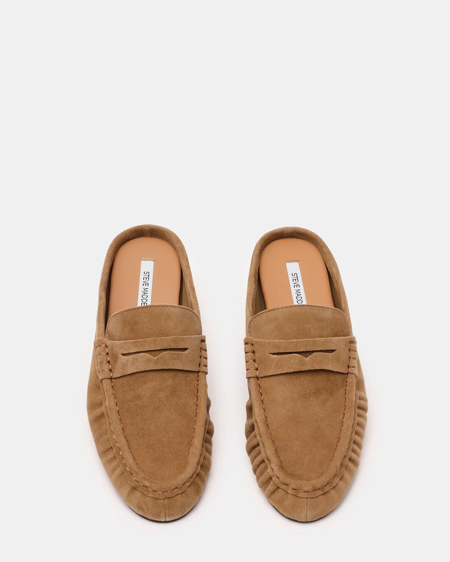 Steve Madden Rafe Suede Slide in Taupe