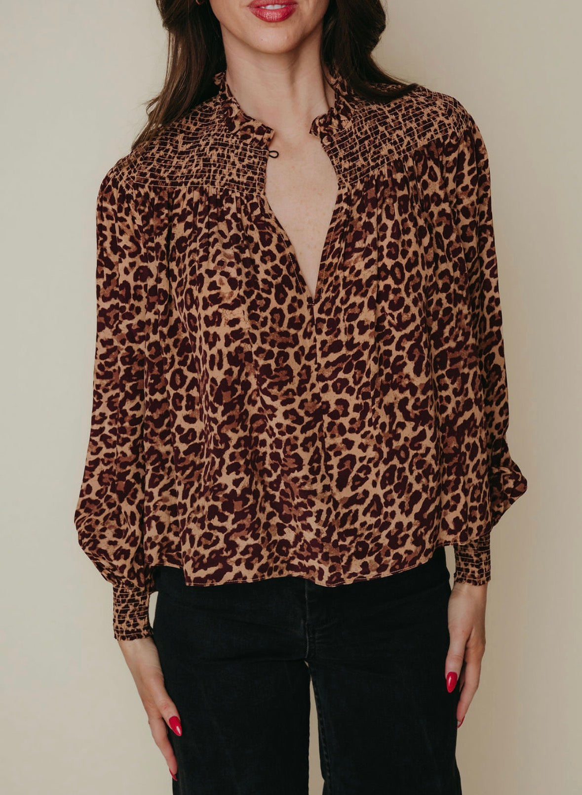 La Roque Judy Top in Cheetah