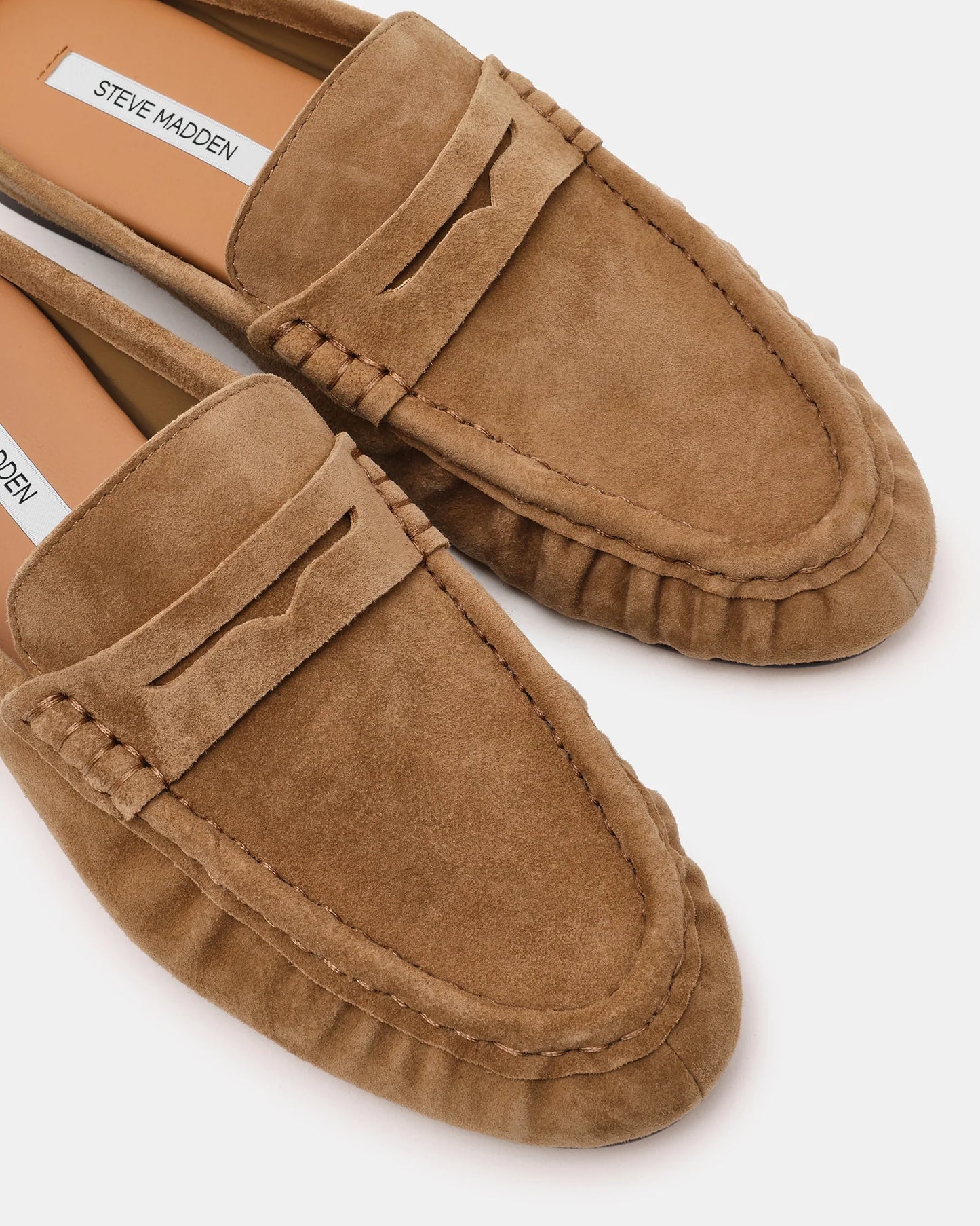 Steve Madden Rafe Suede Slide in Taupe