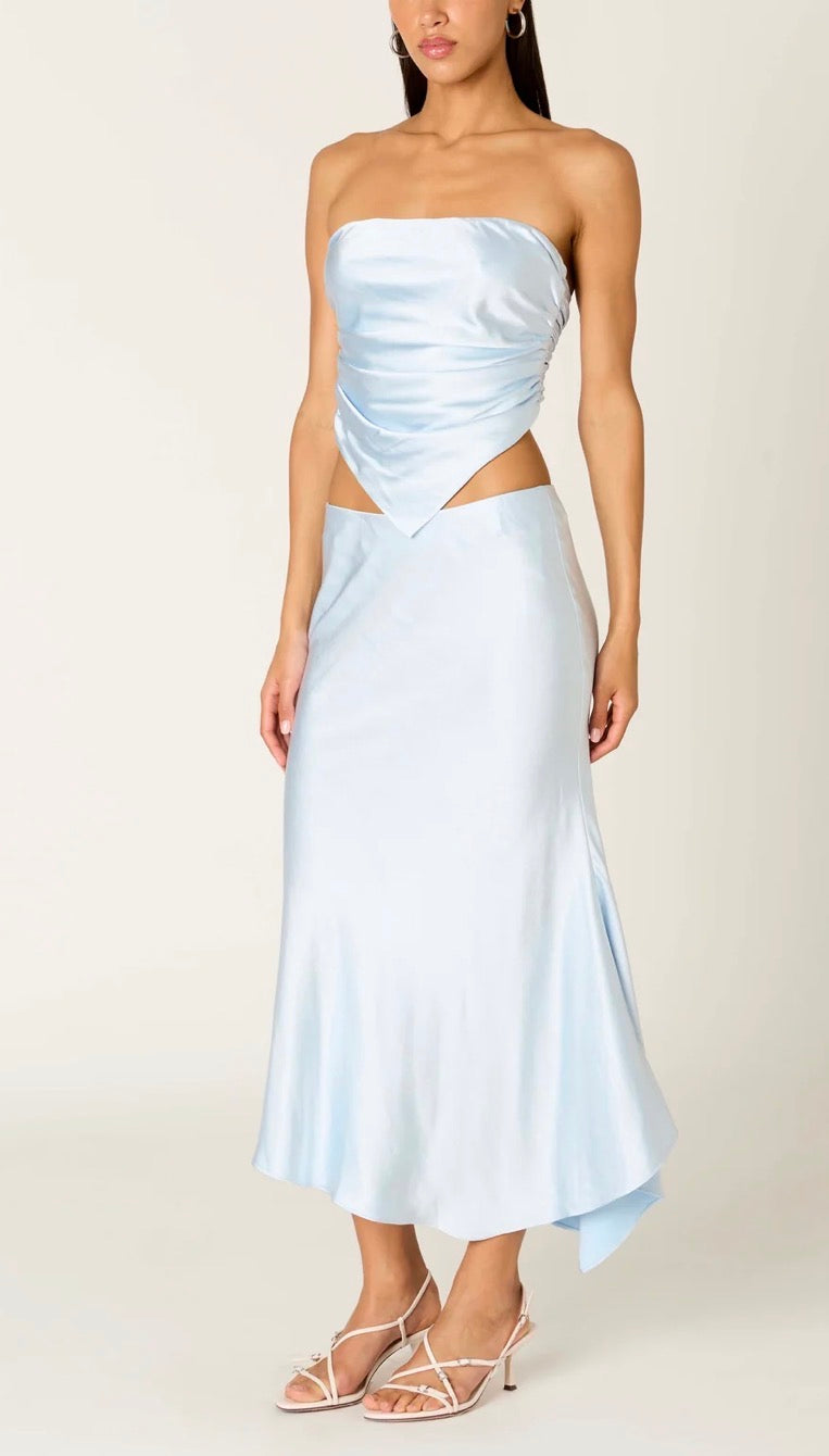 Nia Giacomo Top & Beatrice Skirt in Sky