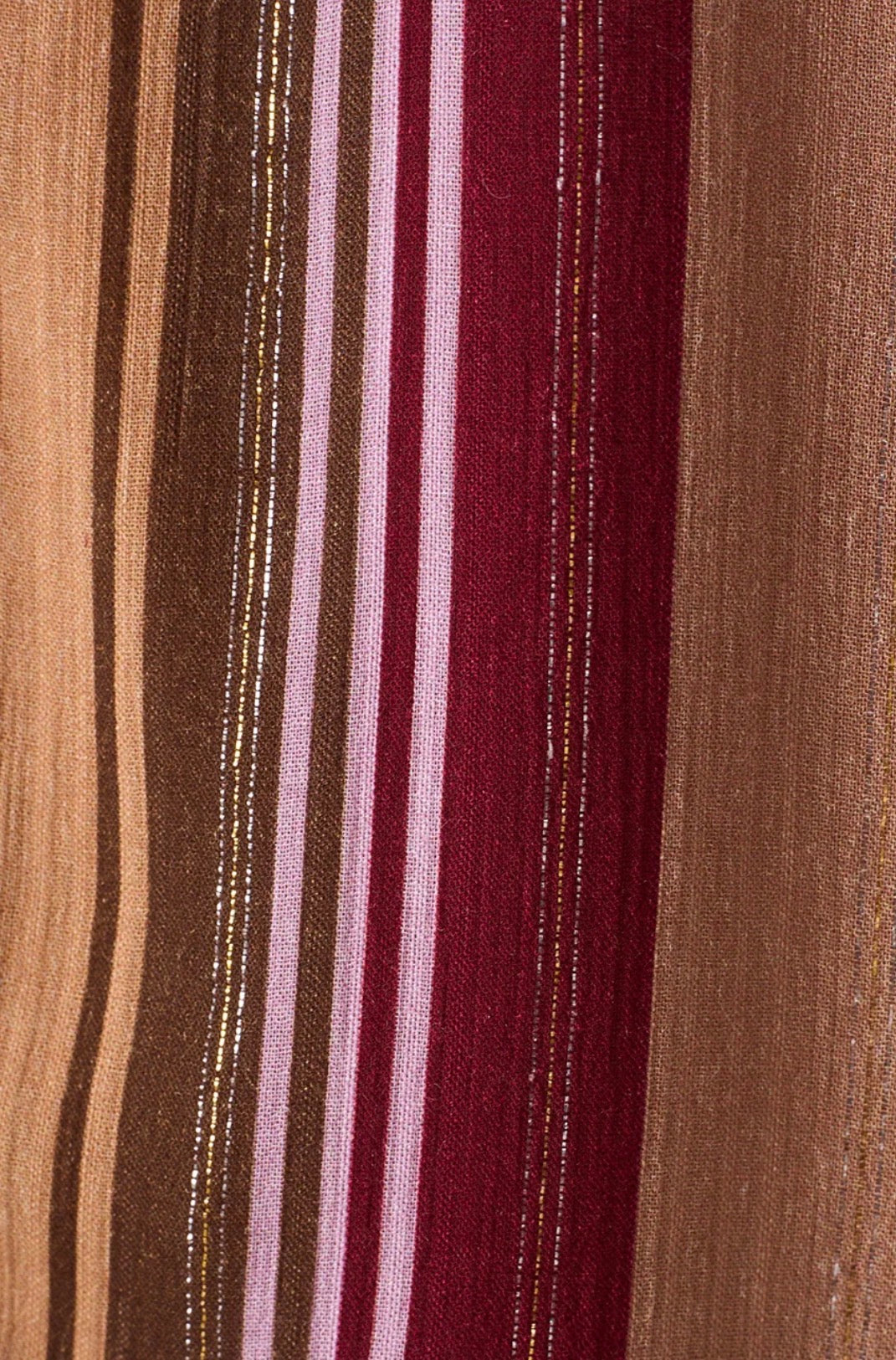 Dress To Lurex Front Ties in Aurora Stripes