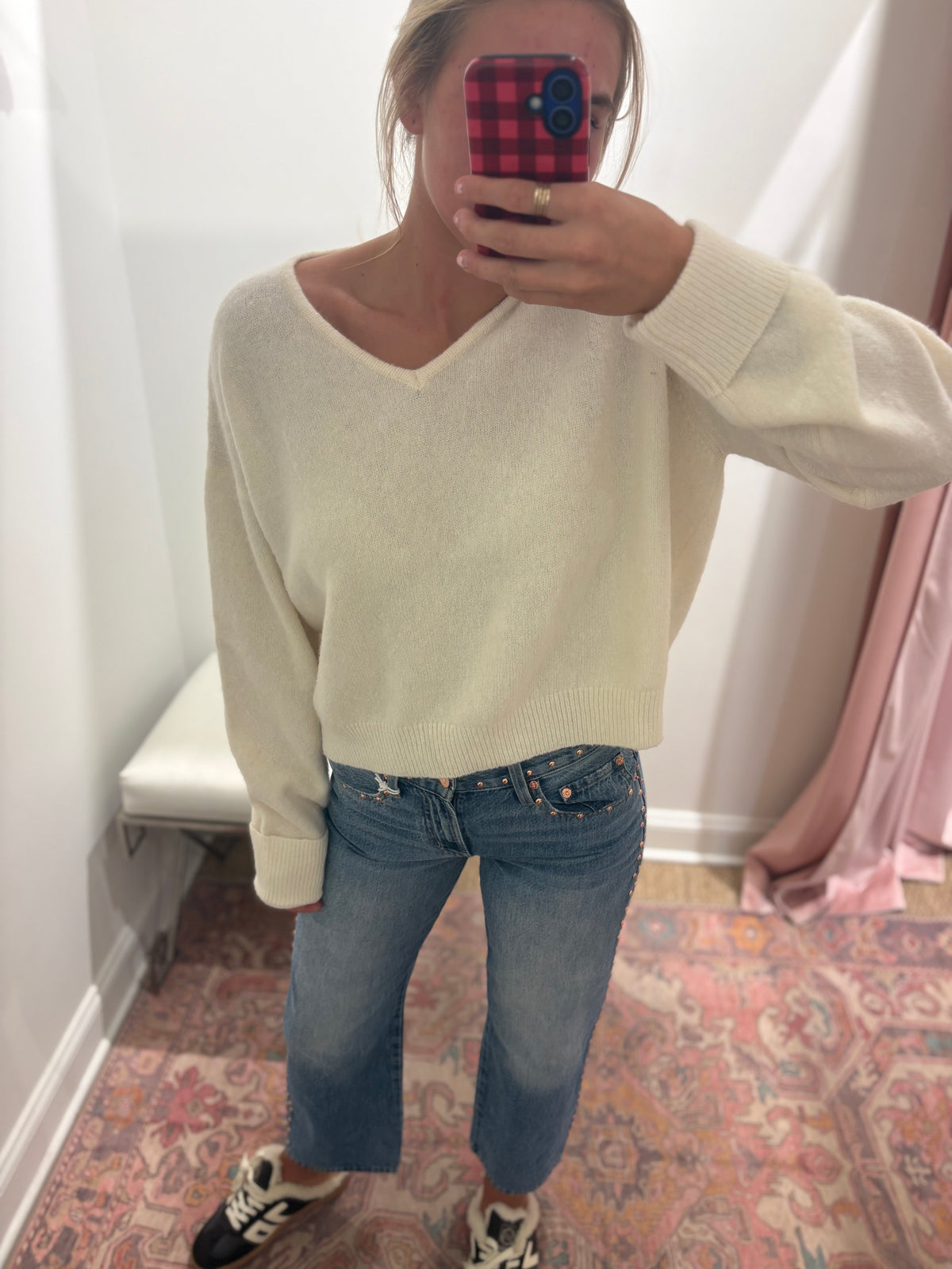 Tinsley Sweater in Ecru