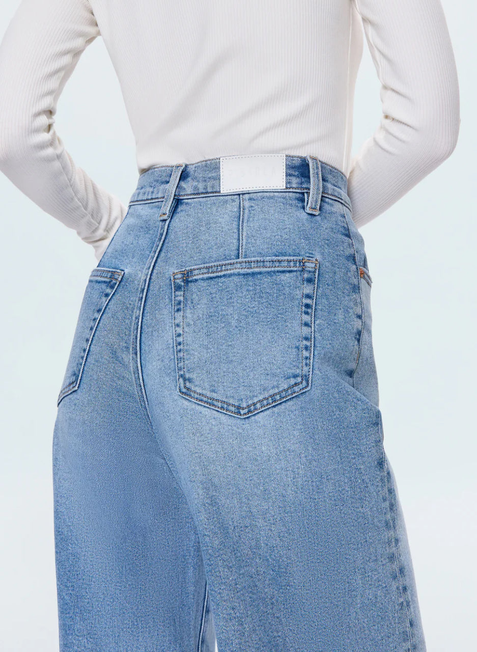 Pistola Kyra High Rise Bowed Ankle Jean in Terrace