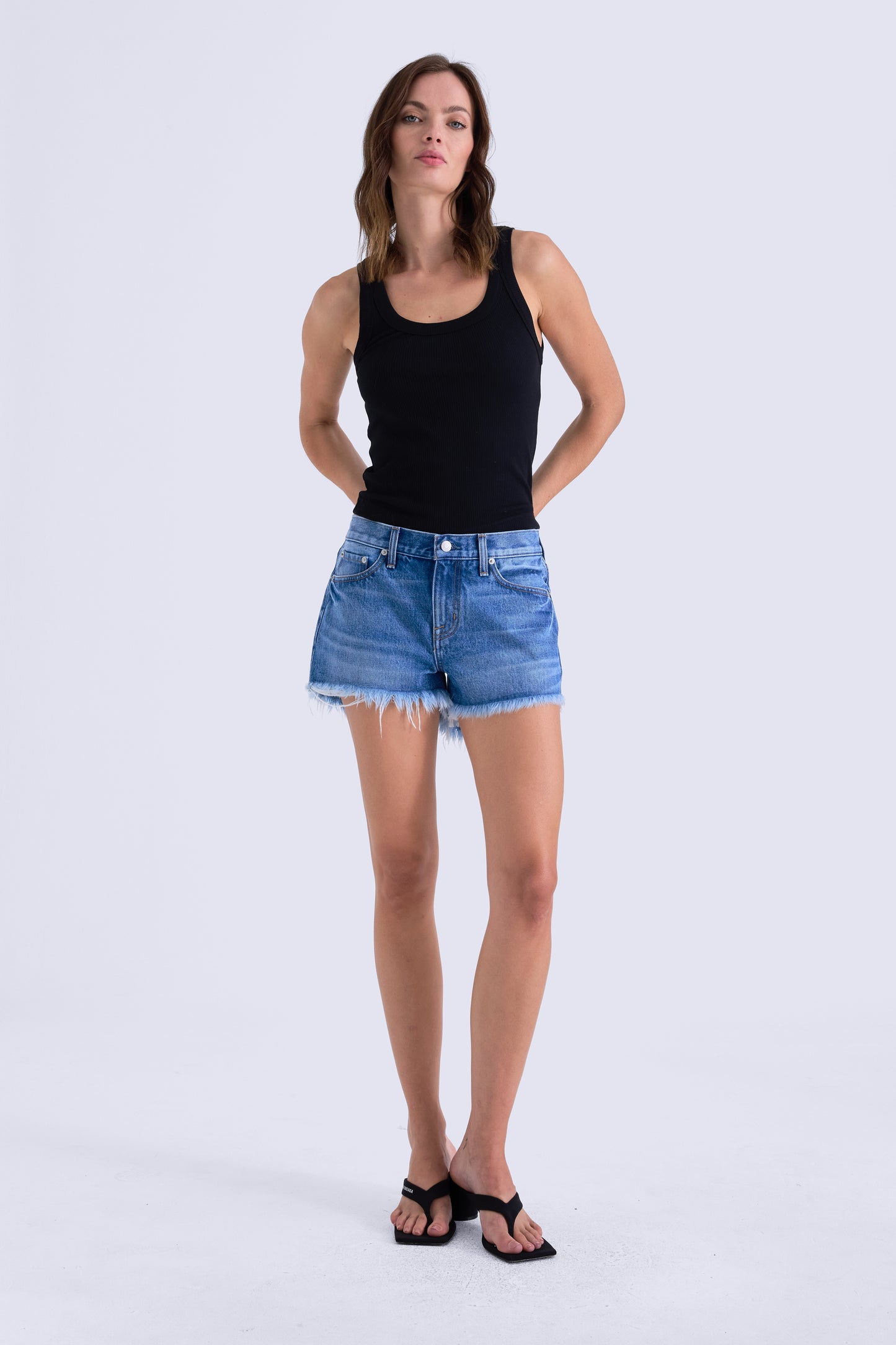 Pistola Gigi Low Rise Cutoff in Downtown