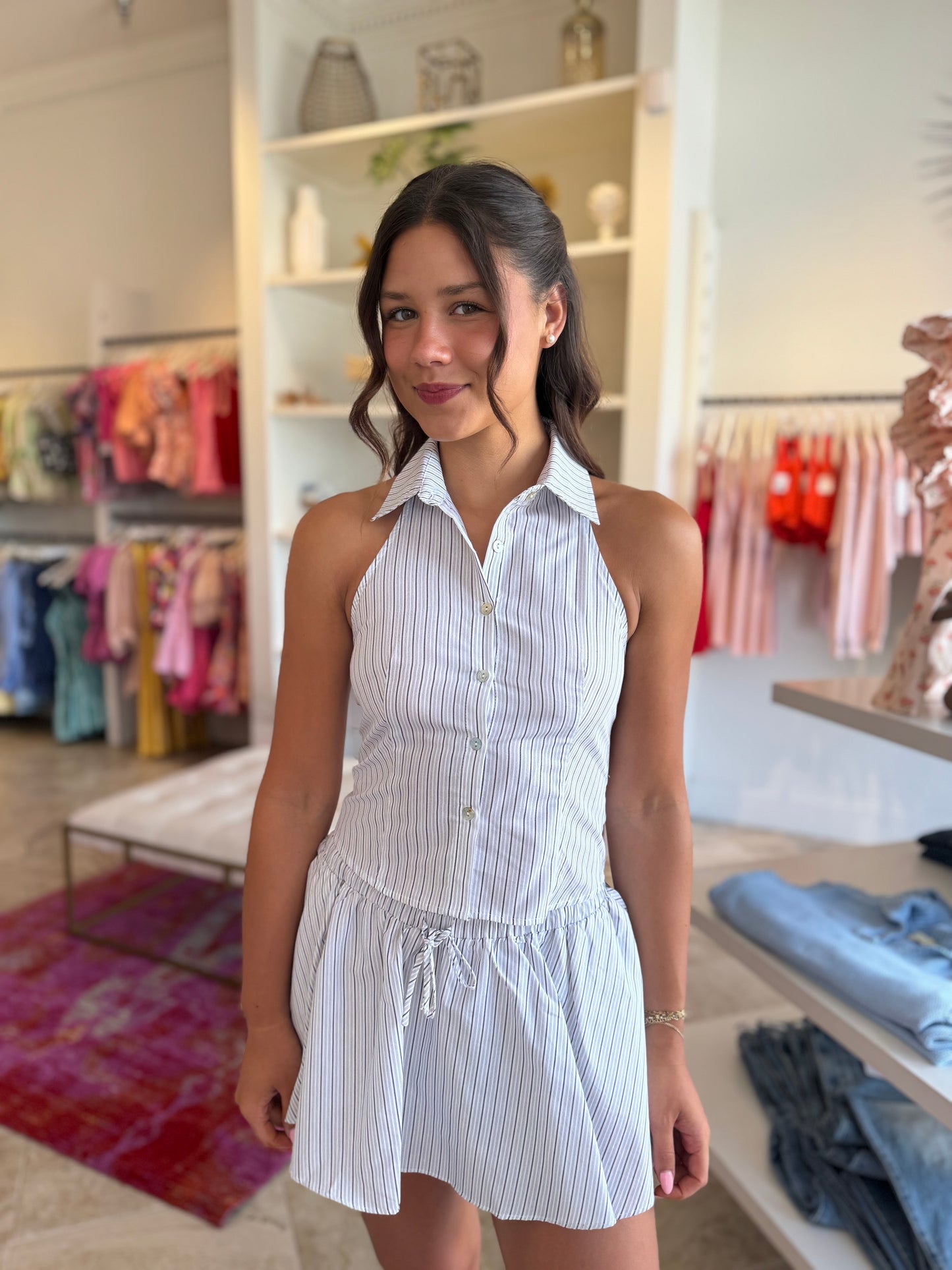 Nia Pablo Top & Niko Skort in White