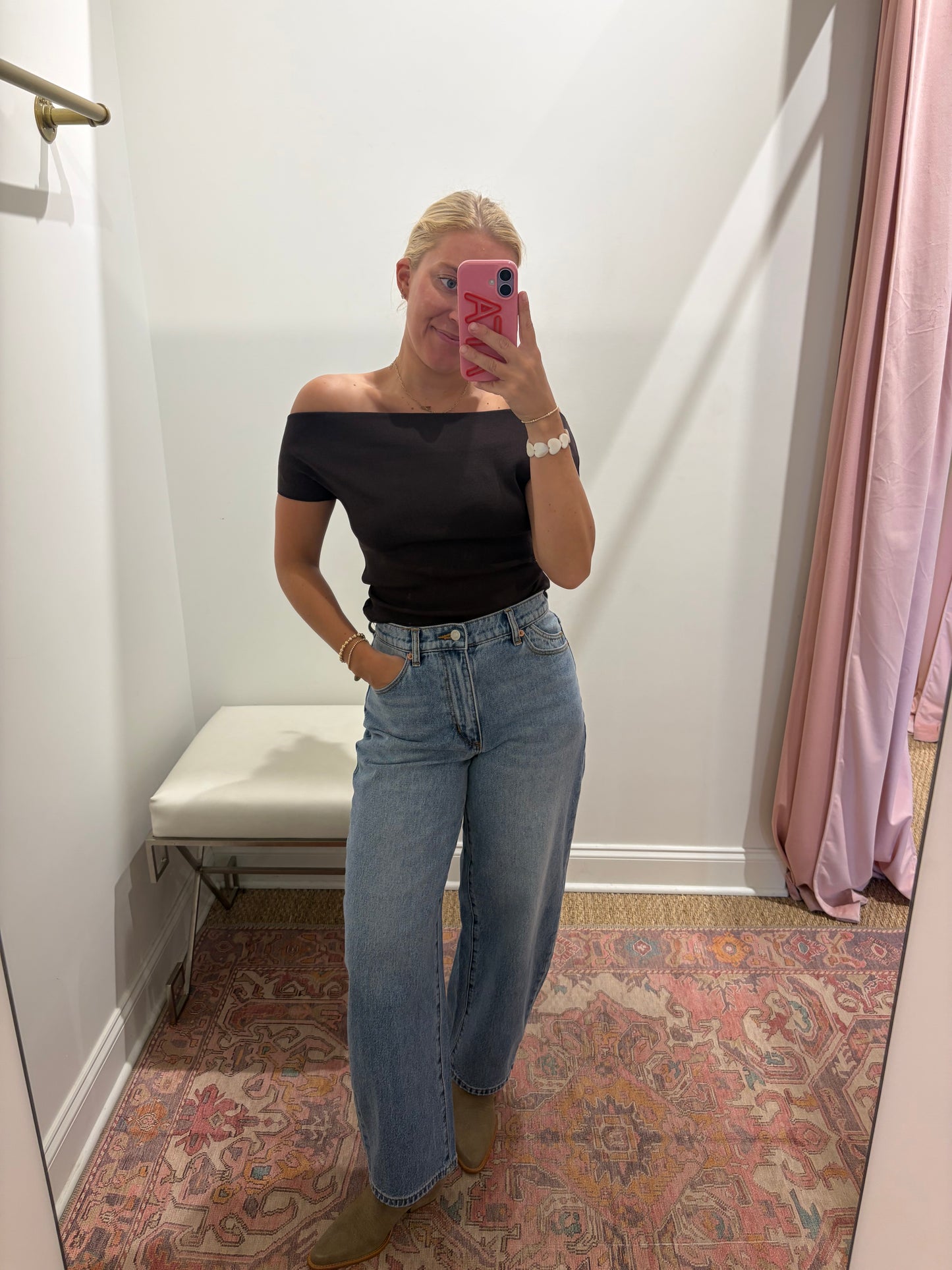 A.Ren Anice Top in Chocolate Brown