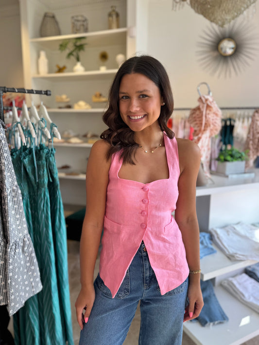 Bibi Linen Top