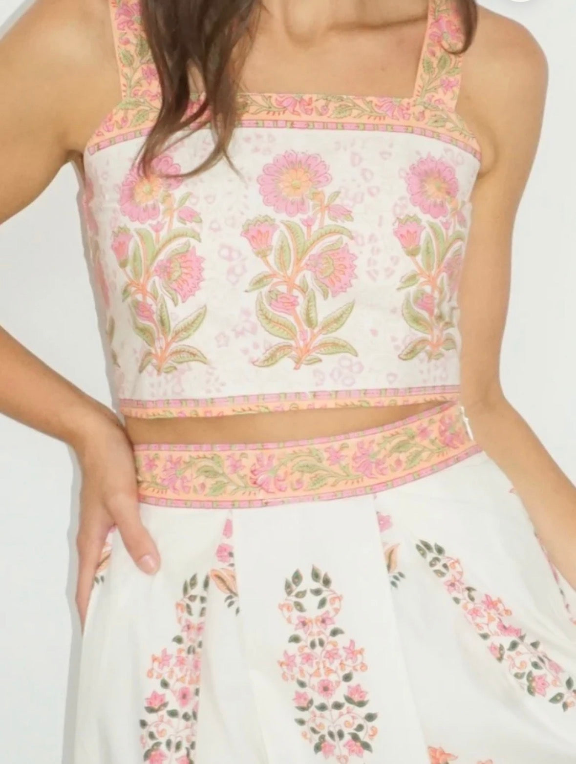 Nibi-MTK Cora Top in Petal Poise