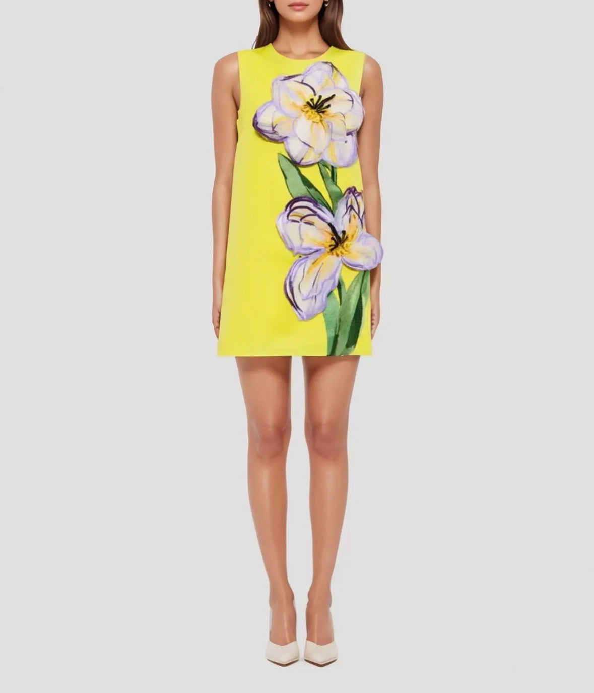 Wilson Mini Dress in Yellow