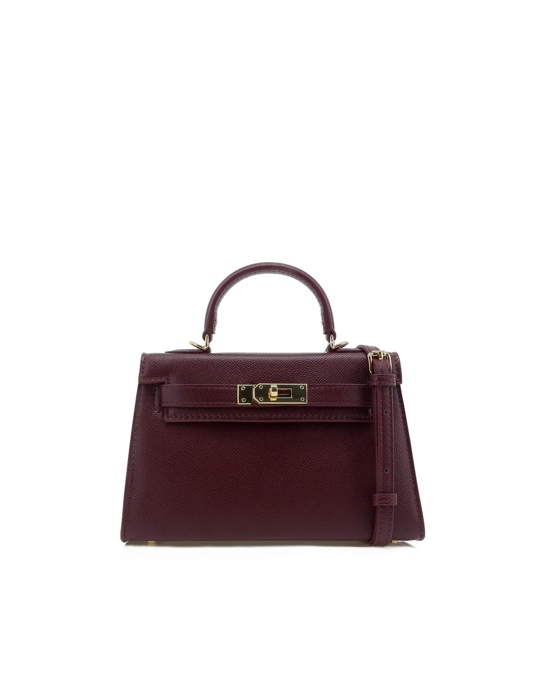 Billini Hariette Handle Bag in Bordeaux Saffiano