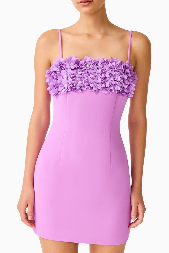 Elliatt Solenne Mini Dress in Orchid