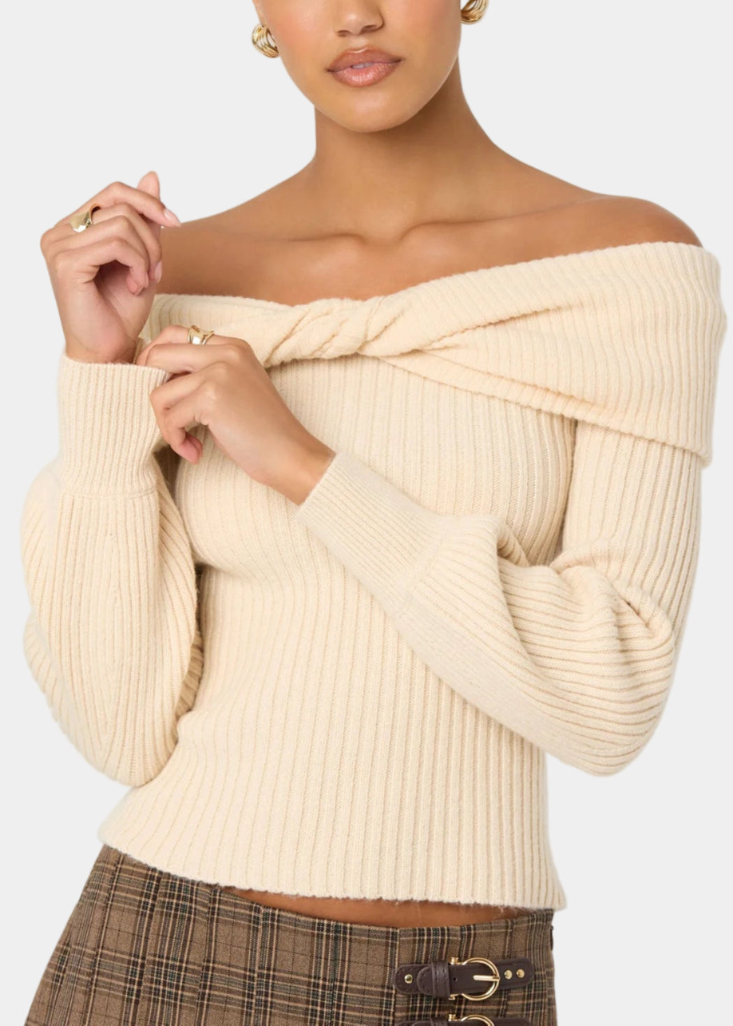 ASTR Tilde Sweater in Cream