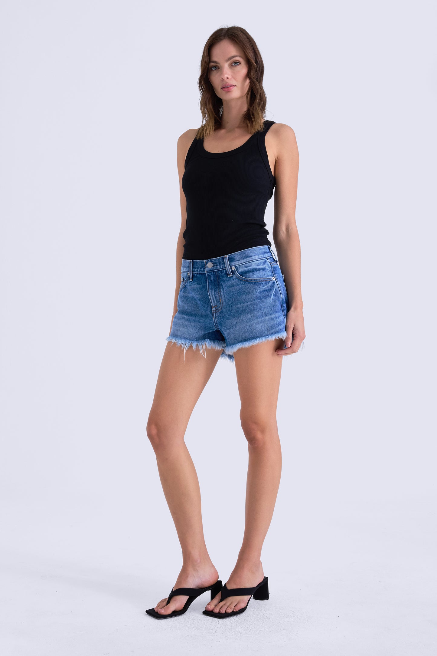 Pistola Gigi Low Rise Cutoff in Downtown