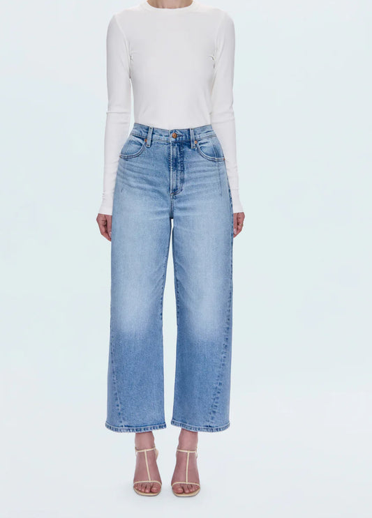 Pistola Kyra High Rise Bowed Ankle Jean in Terrace
