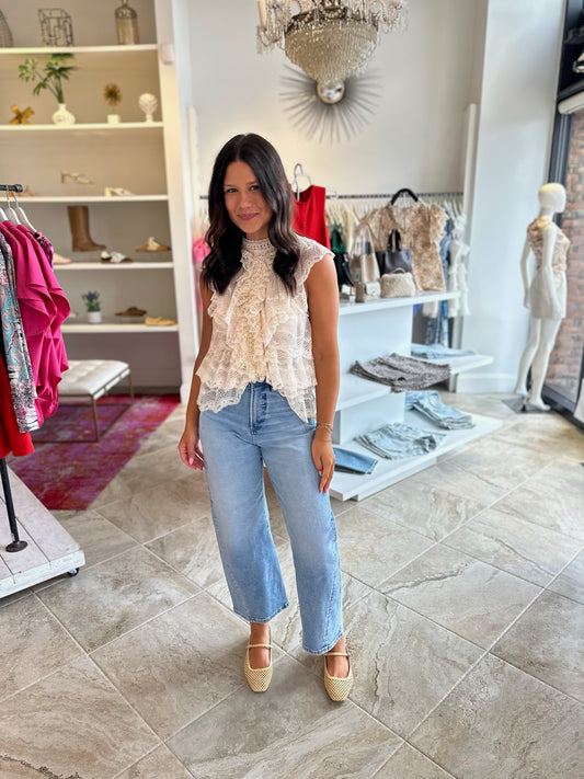 Love The Label Eden Top in Ivory