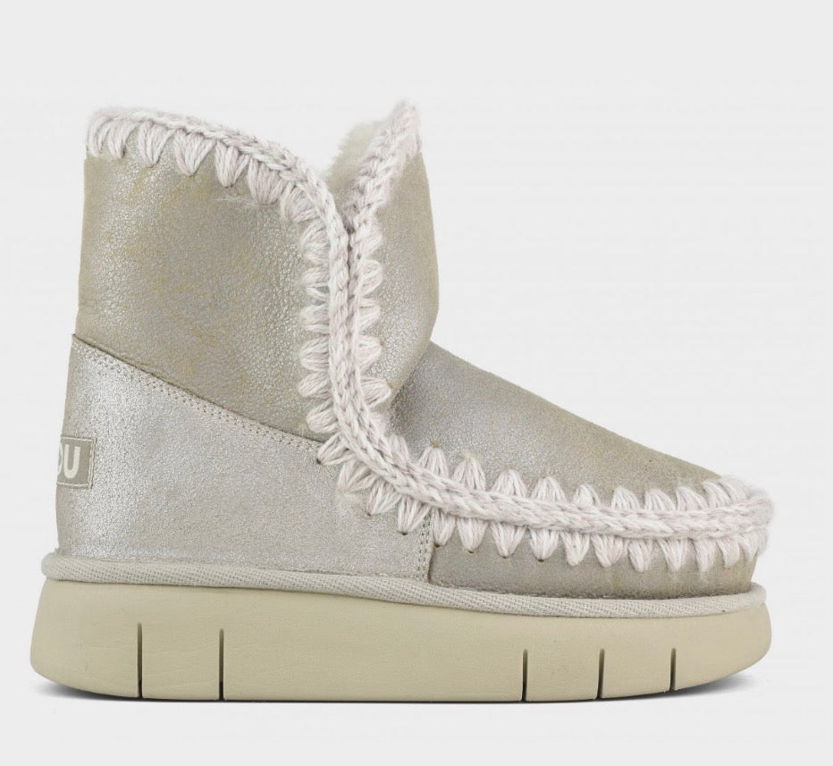Mou Eskimo 18 Bounce Boot in Stone Metallic