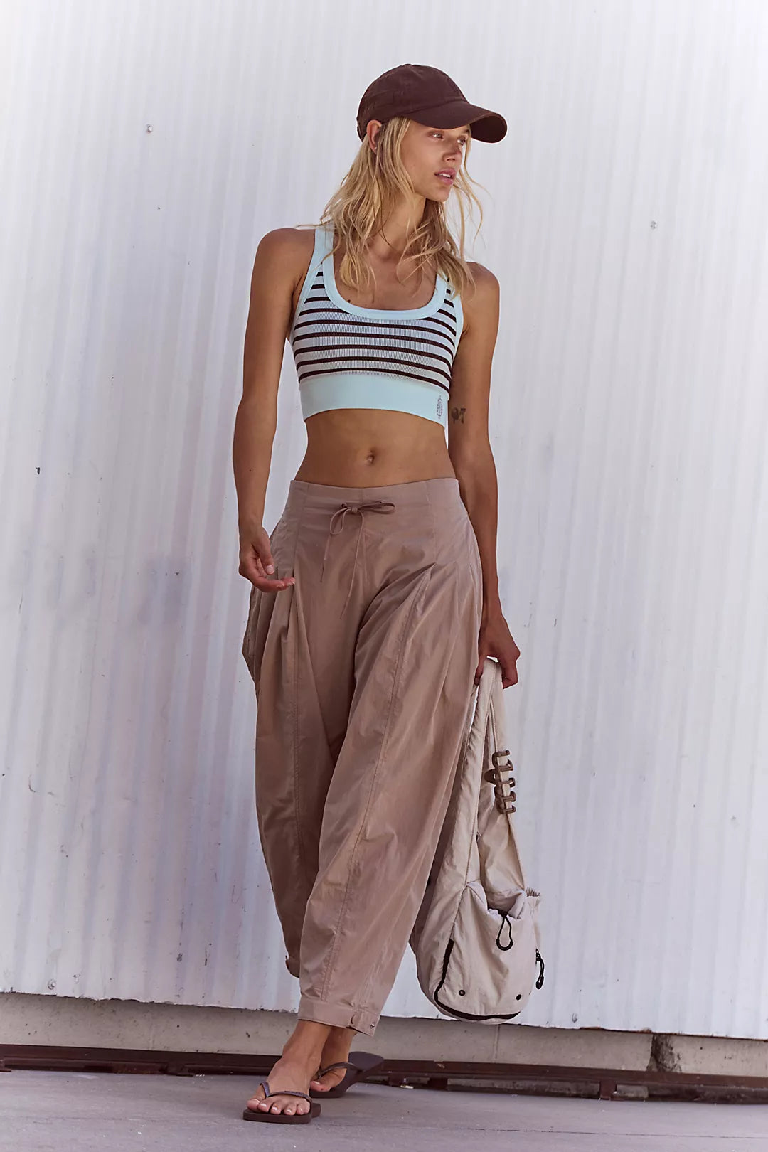 FP Movement Go To Stripe Bra in Frosty Combo