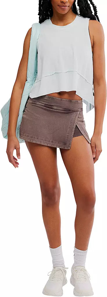 FP Movement Hot Shot Mini Skort in Chocolate