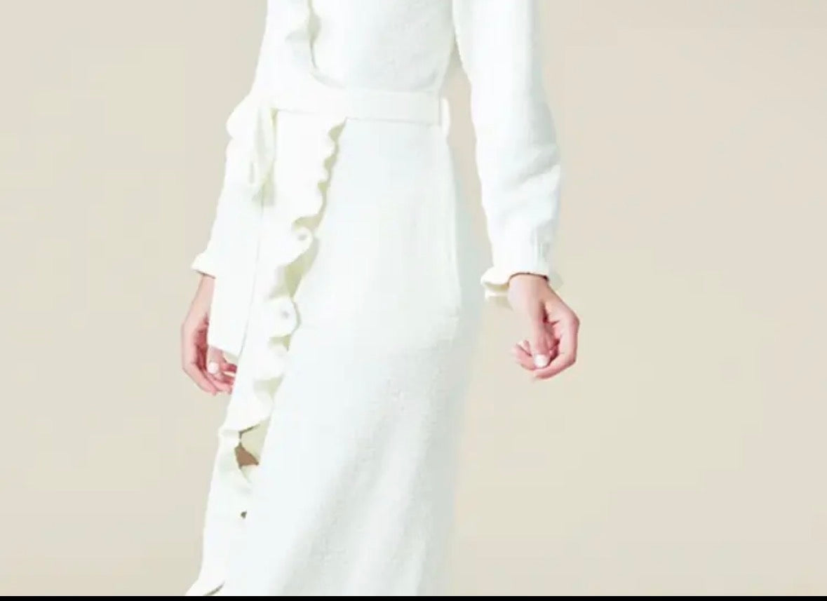 Softies Soft Chenille Wrap Robe in Cloud