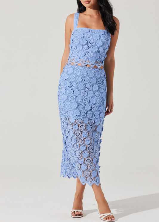 ASTR Jonae Skirt in Blue