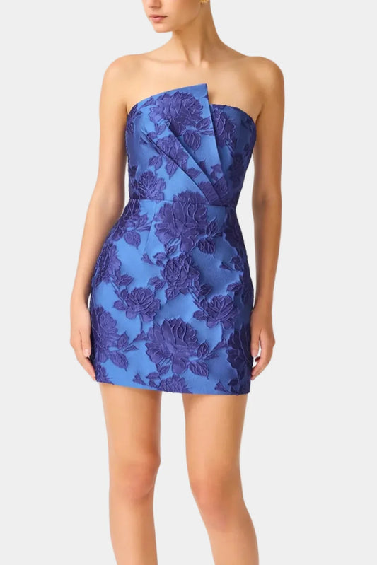 Elliatt Sorelle Mini Dress in Cobalt Blue