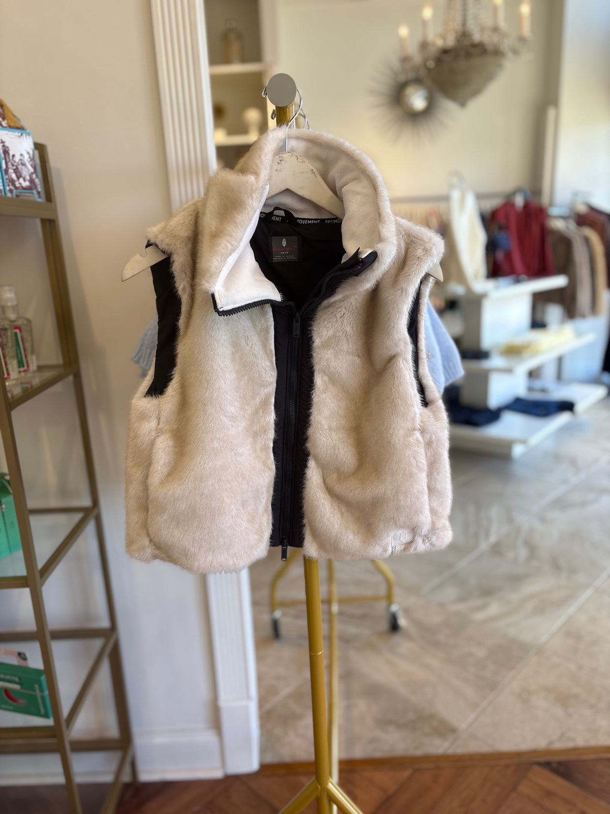 FP Movement Afterglow Faux Fur Vest in Ivory