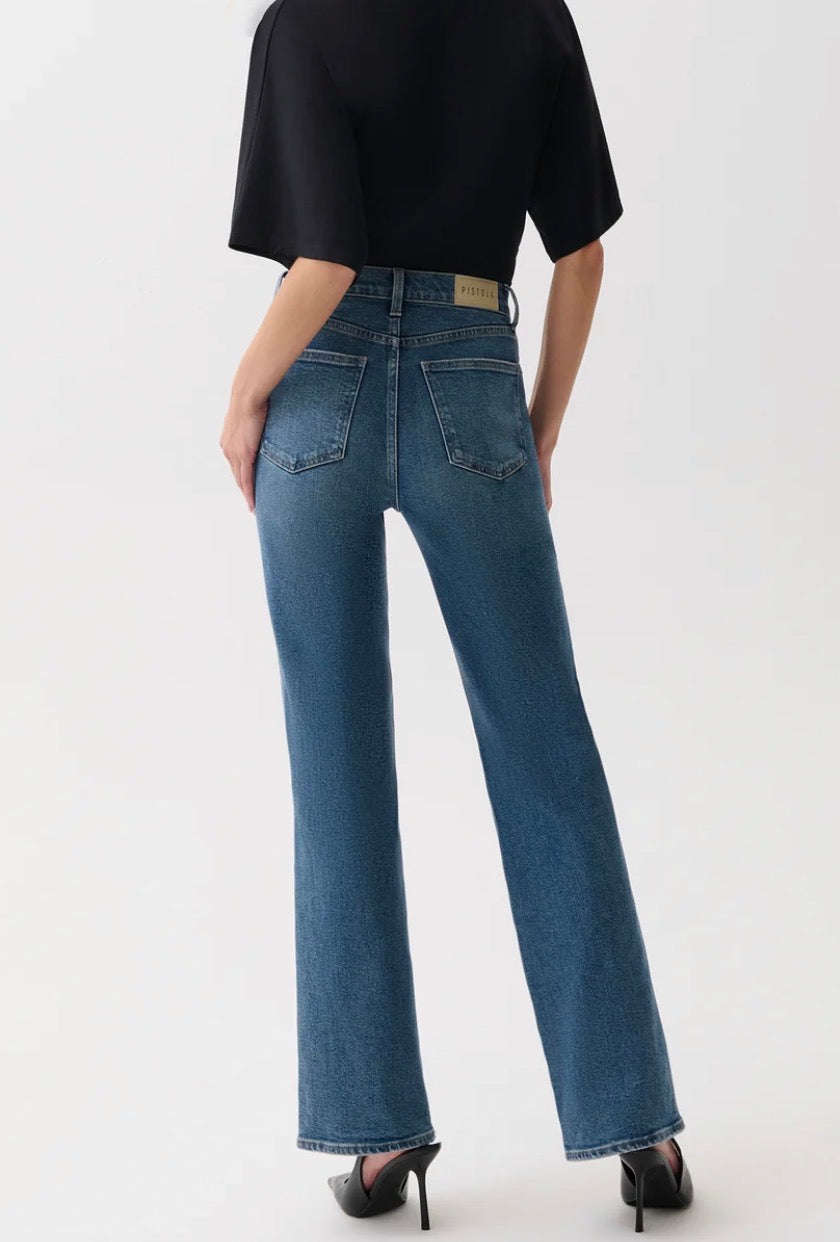 Pistola Evie High Rise Slim Boot Jean in Soho