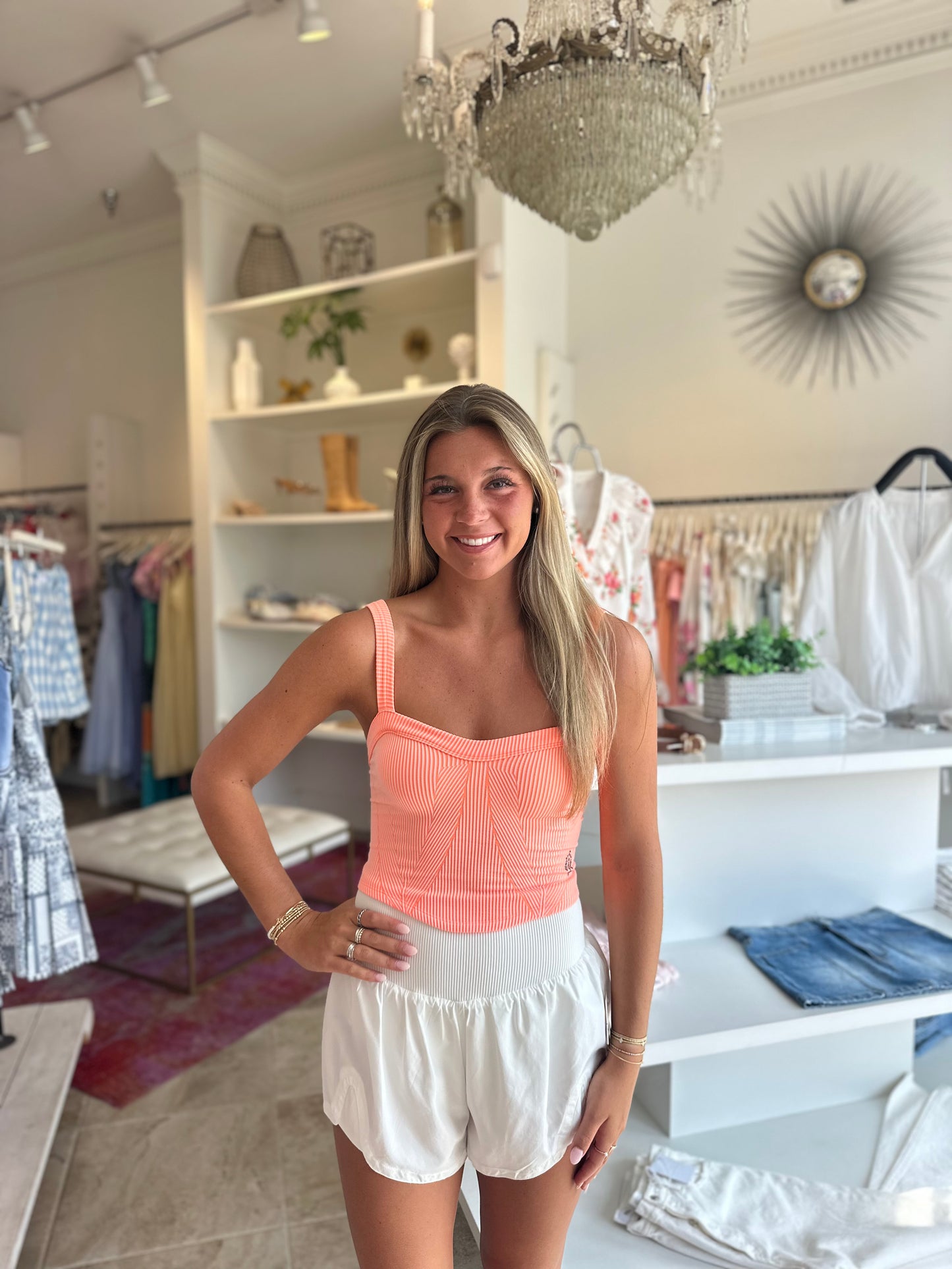 FP Movement Perfectly Plated Cami in Burnin Up Combo