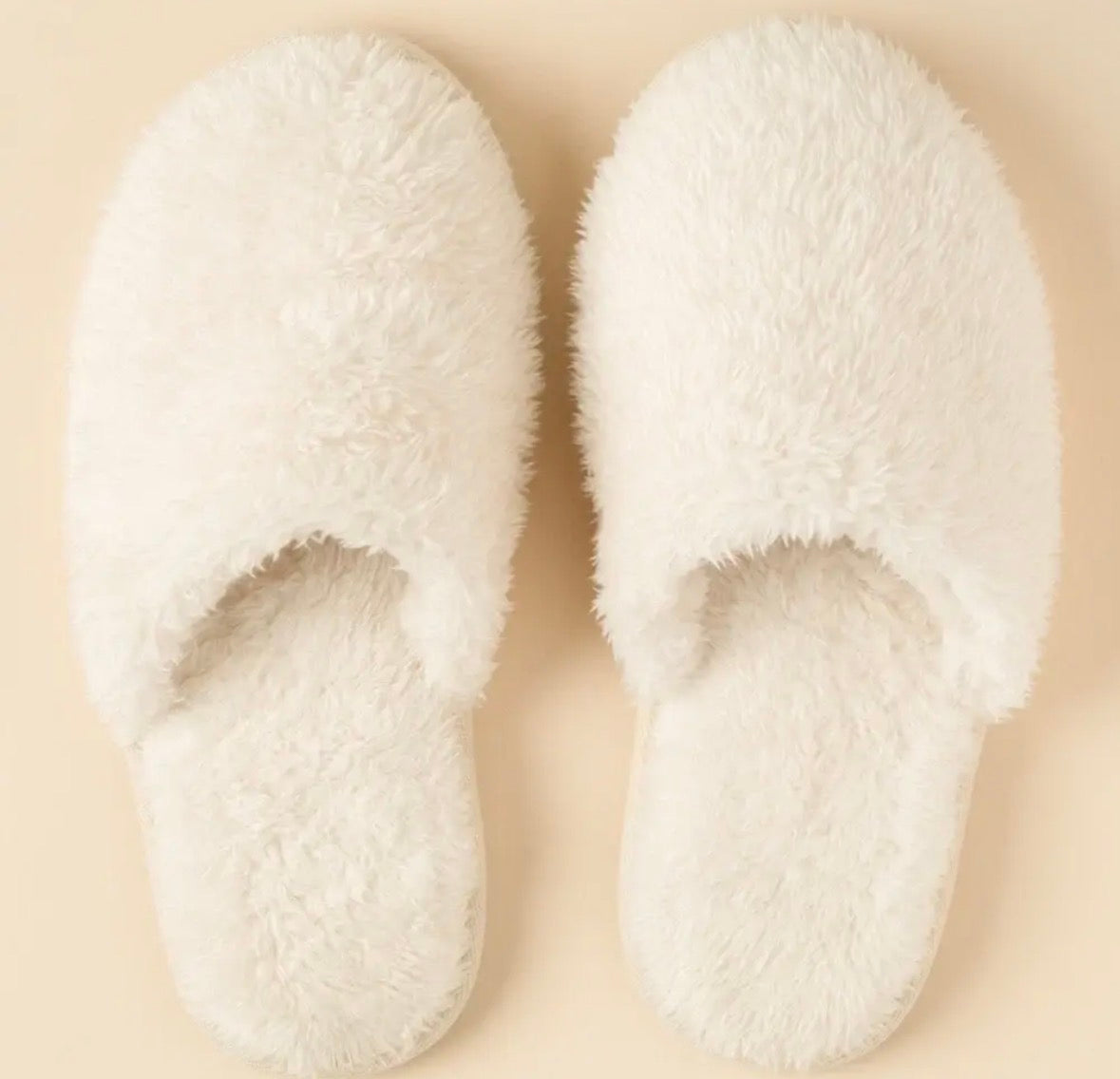 Softies Soft Cozy Plush Non-Slip Lounge Slippers in Almond