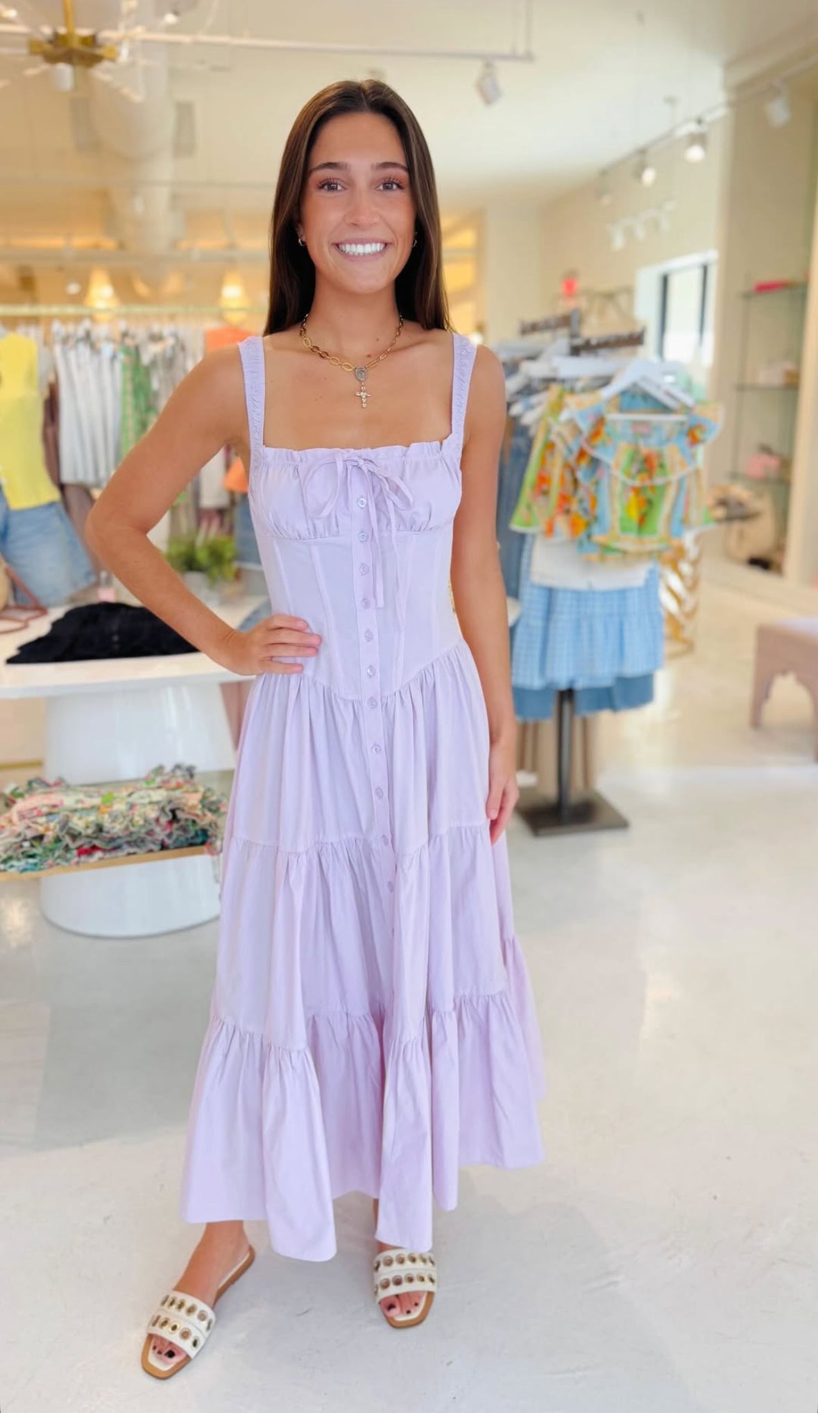 ASTR Temperance Dress in Lilac