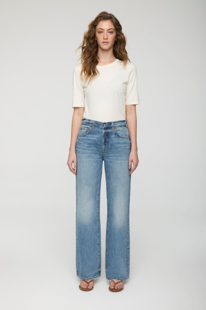 Pistola Harlowe Relaxed Jean in Serpentine Vintage