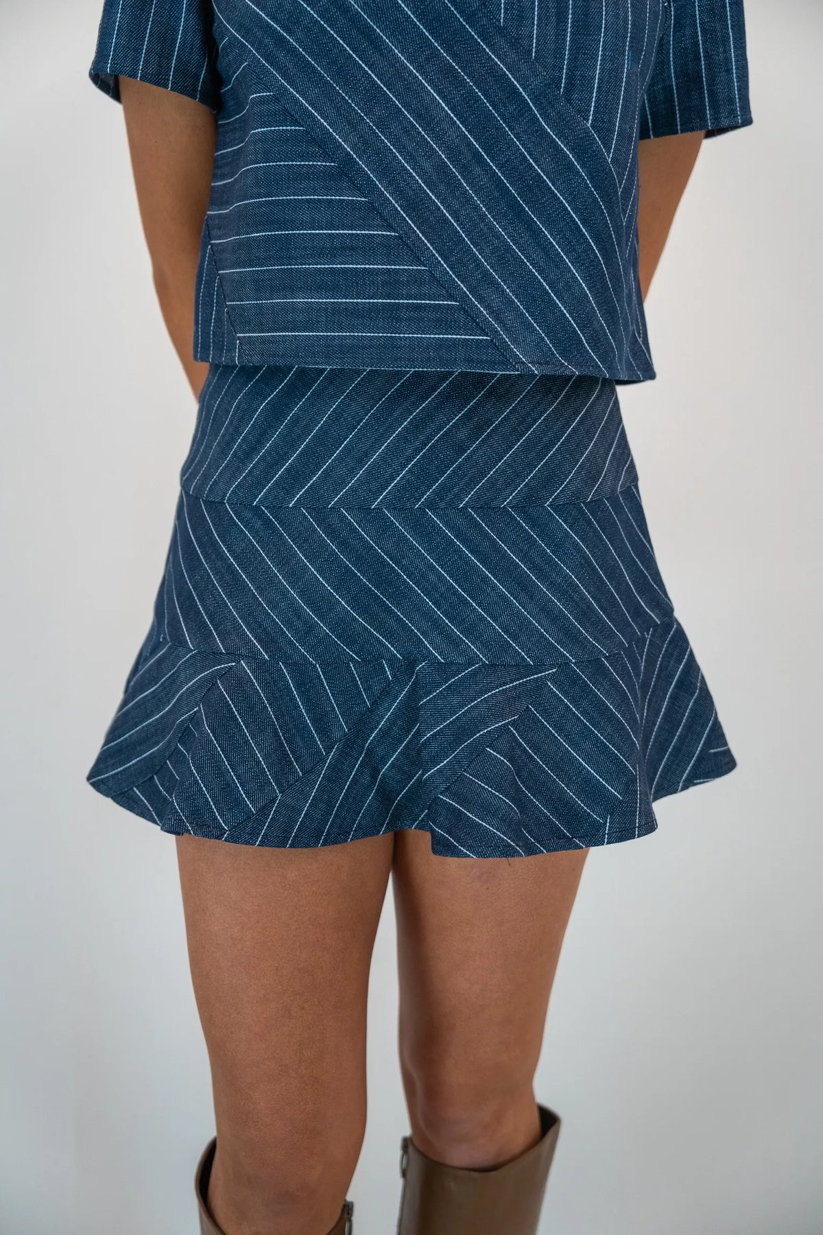 Shug Diana Skirt in Navy