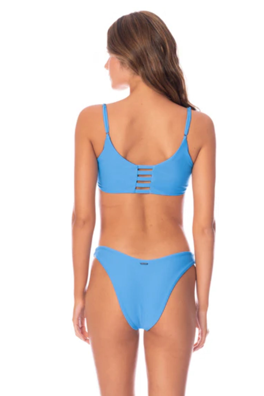 Maaji Stone Blue Praia Bikini Top