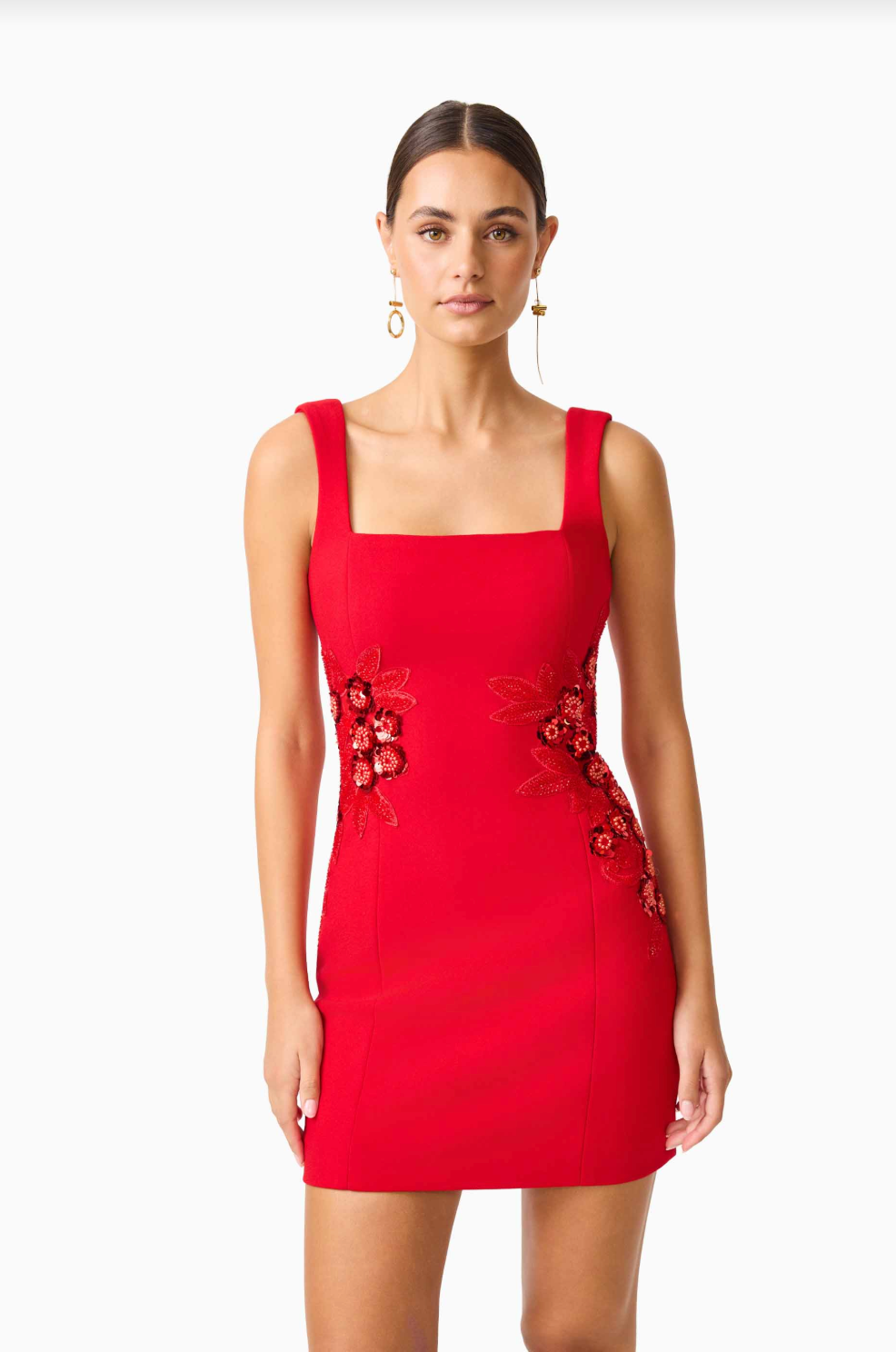 Elliatt Solina Mini Dress in Red