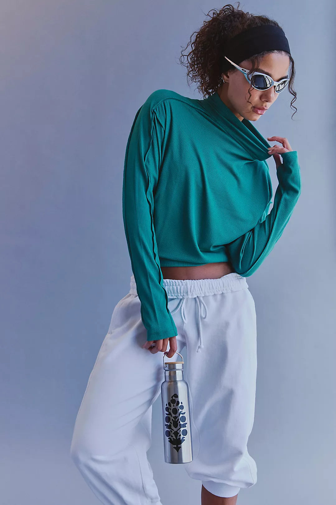 FP Movement Love To Move Longsleeve in Green Frost