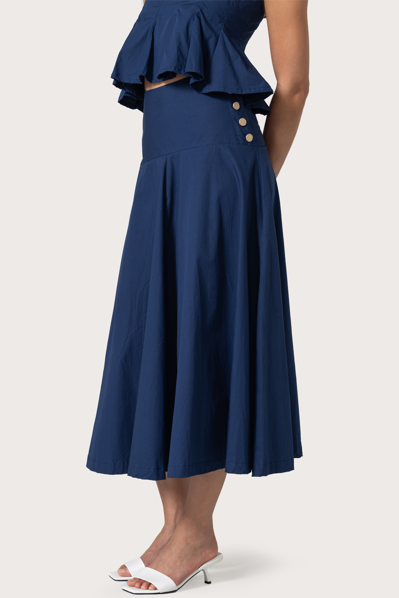 Lusana Karla Top in Midnight